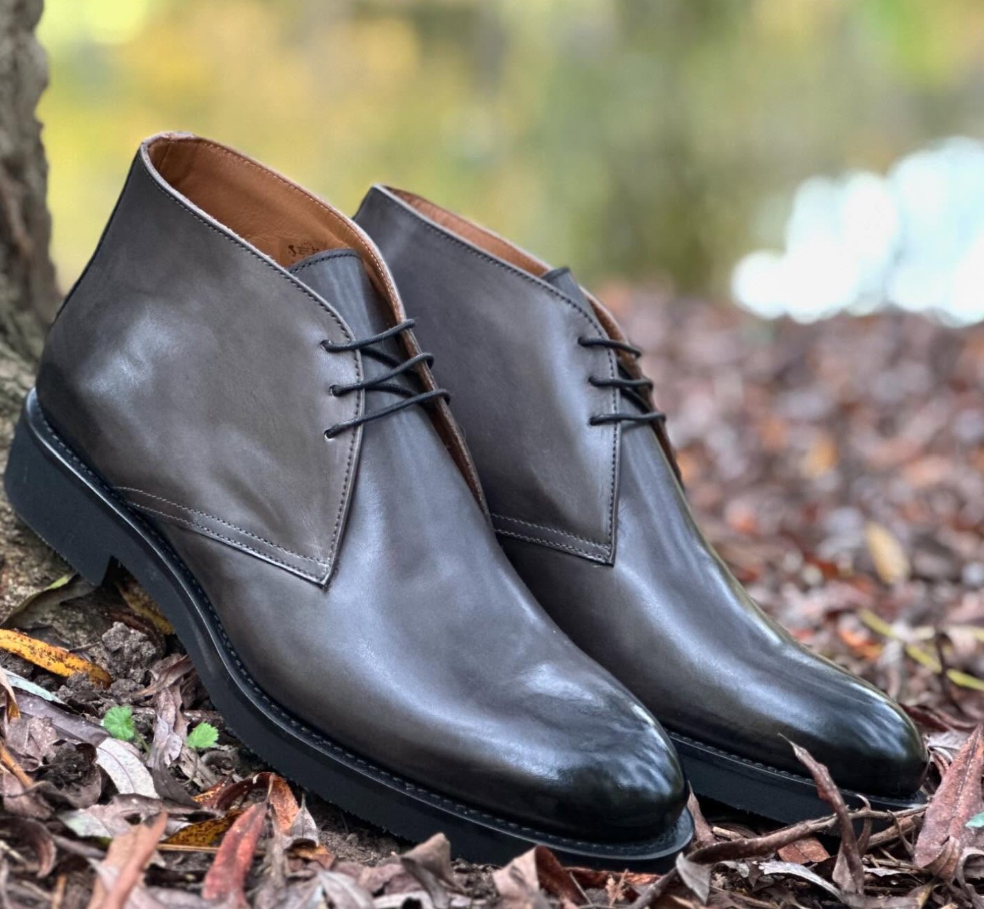 Boots lacet homme haut de gamme