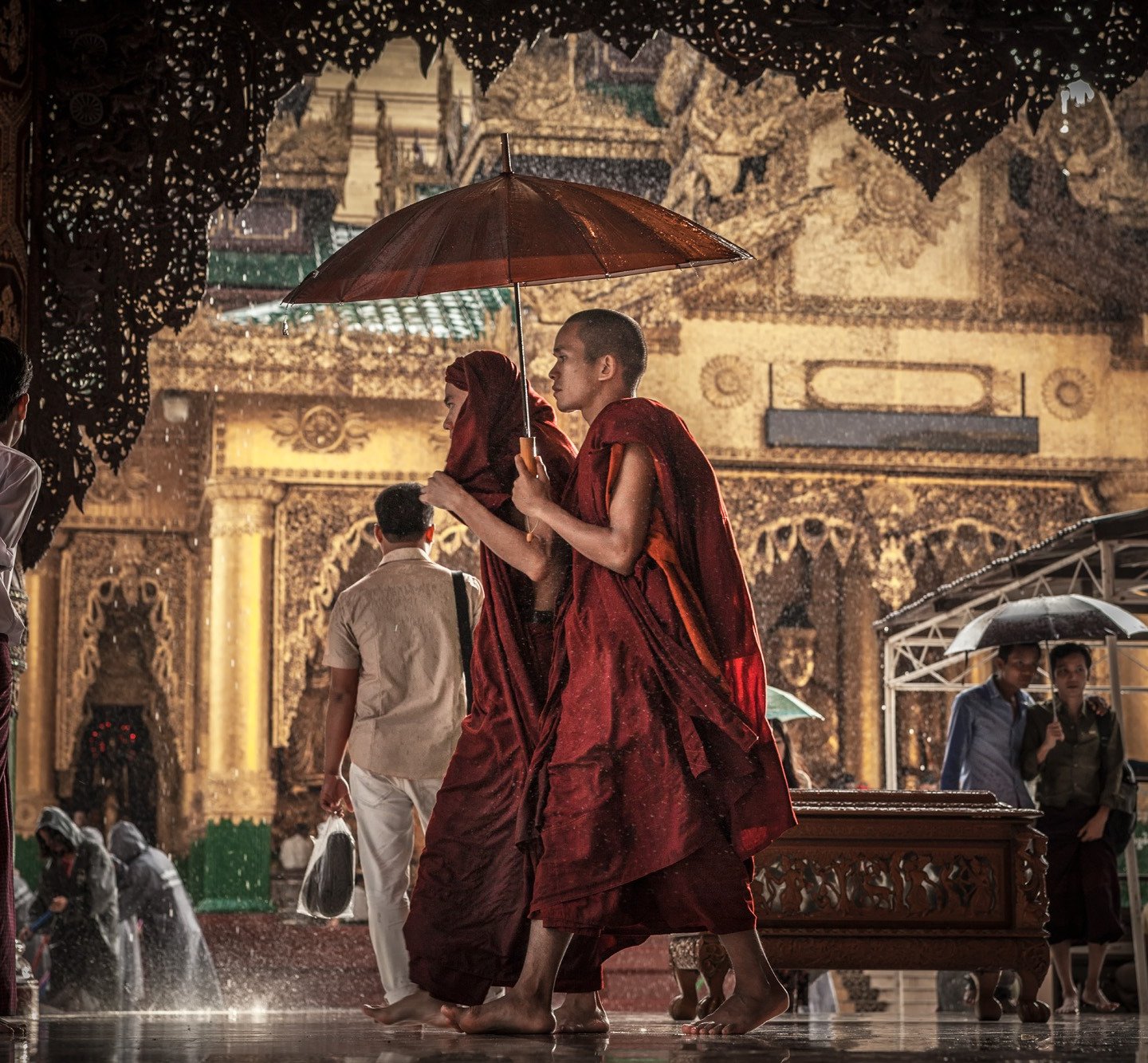 Shwedagon Pagoda. Myanmar