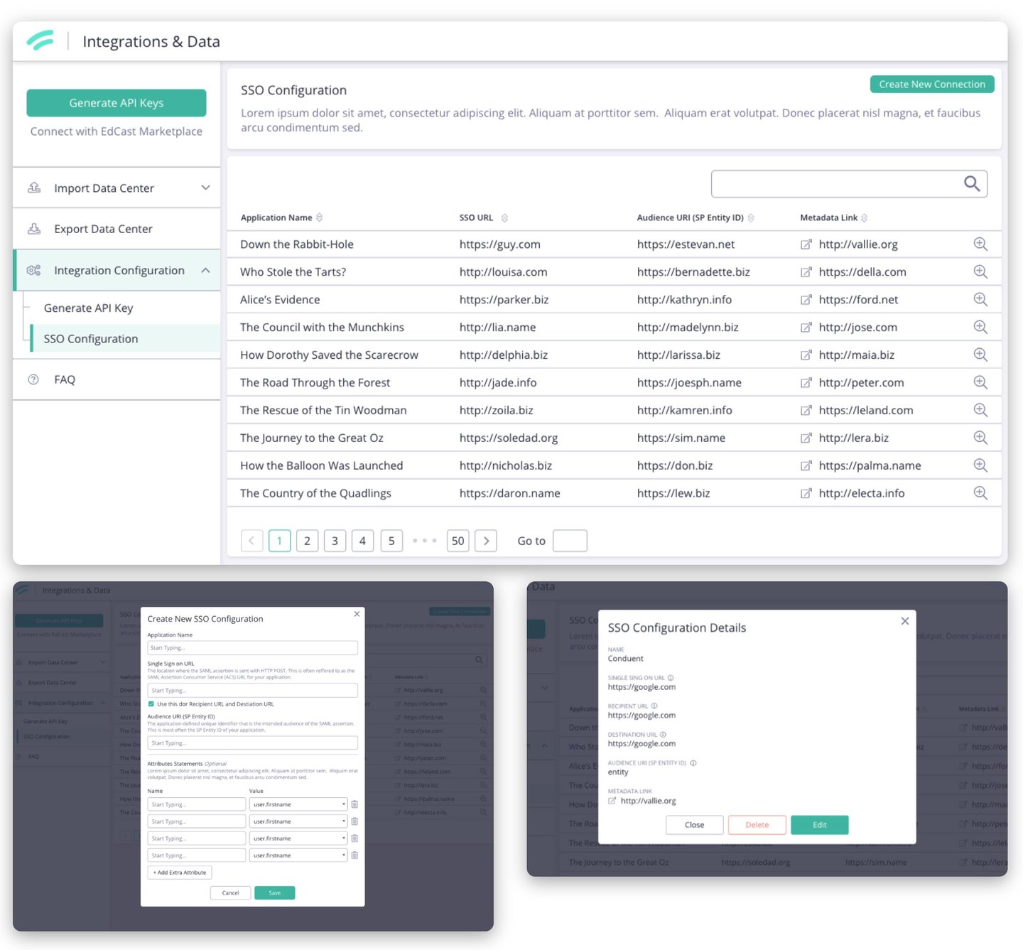 Integration Configuration