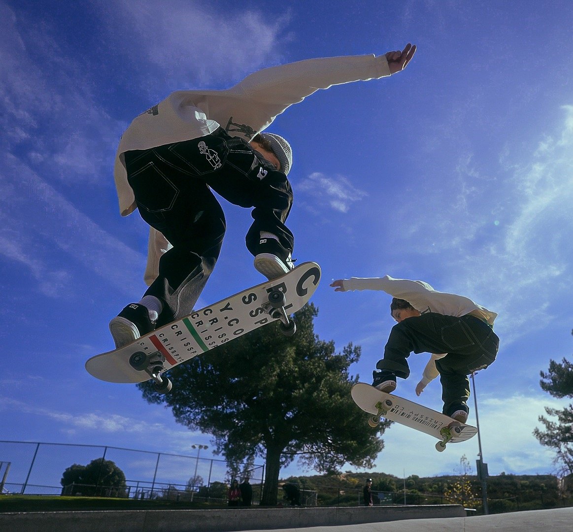 Fashion shoot for Crisspy.co skate brand created by BrandNests creative marketing agency.