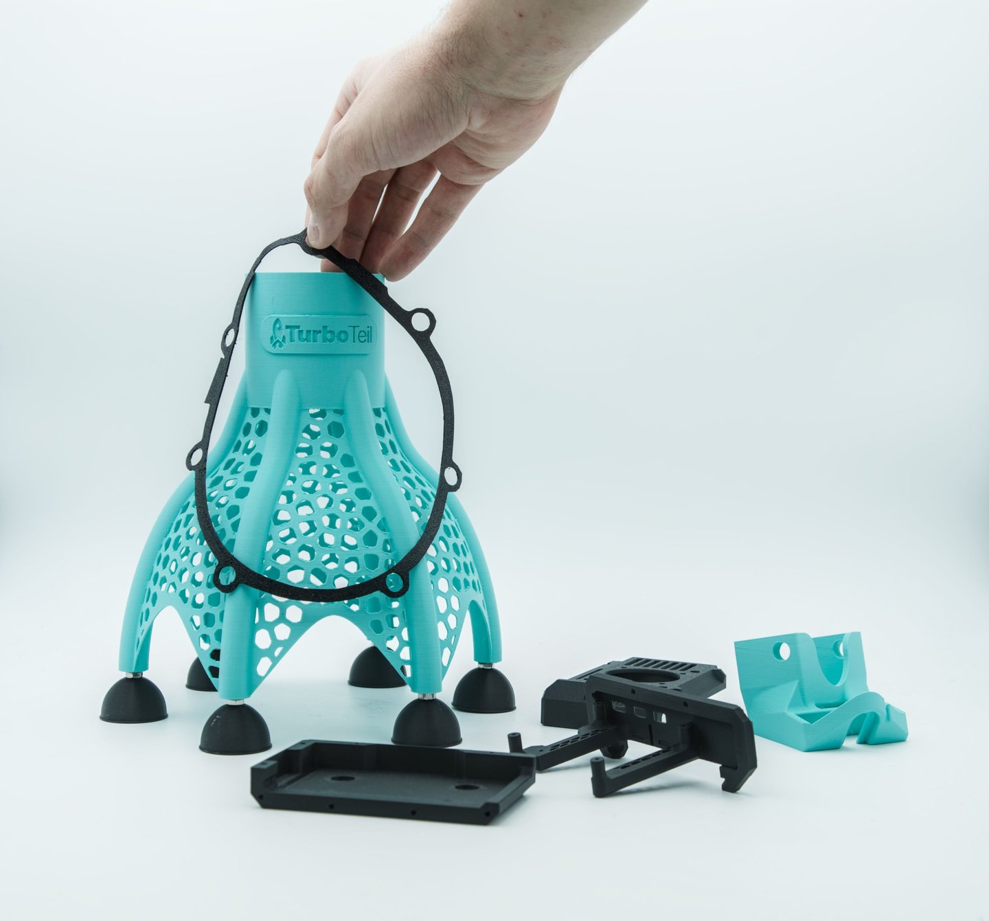 verschiedene Bauteile aus dem 3d drucker