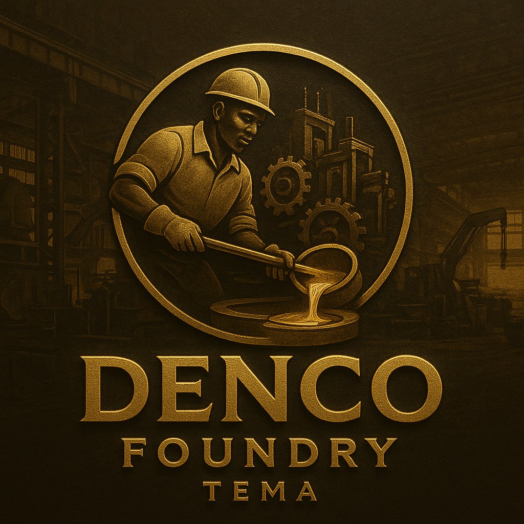 Logo of Denco Foundry Tema, describing services offered by the Company