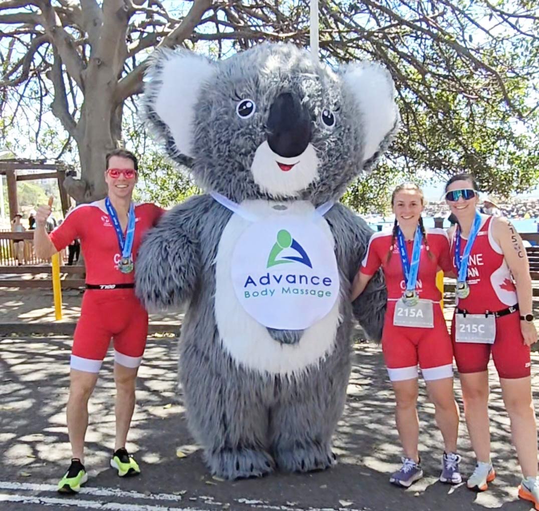 Giant Advance Body Massage Koala with Canadian Sports Athletes