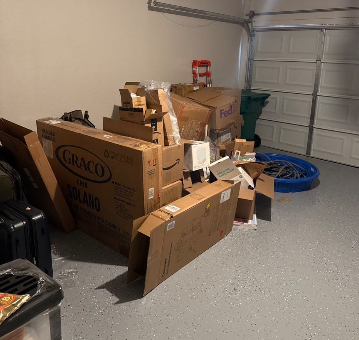 Garage Full Of Cardboard In San Antonio