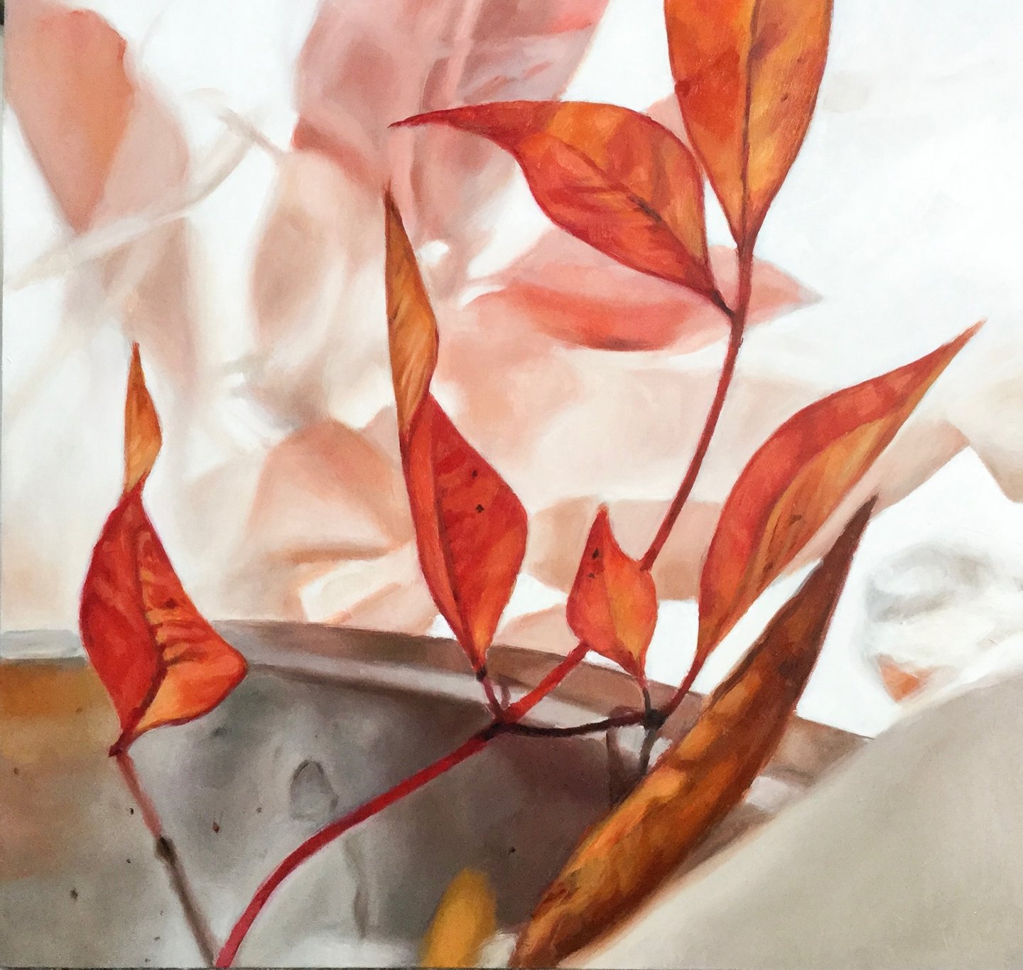 Óleo sobre tabla. Obra plástica de Maite Backman