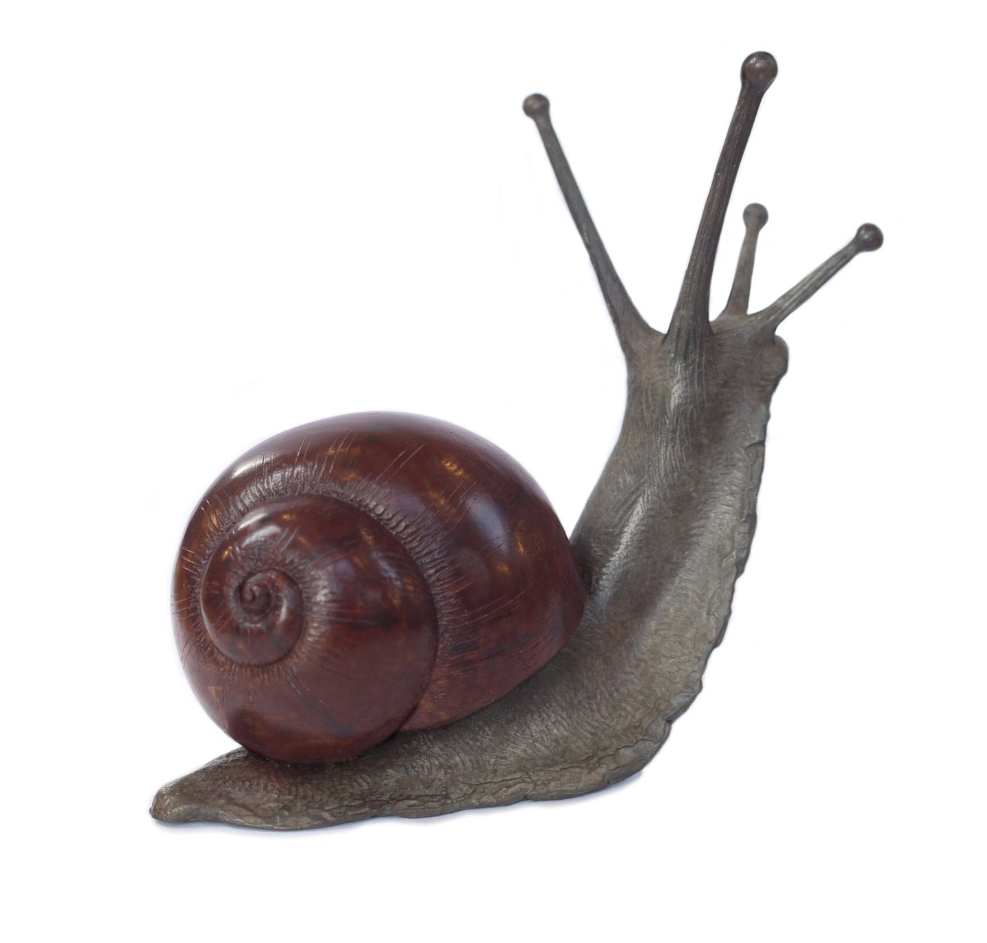 Miniature Bronze sculpture of a snail by Mark Richard Hall