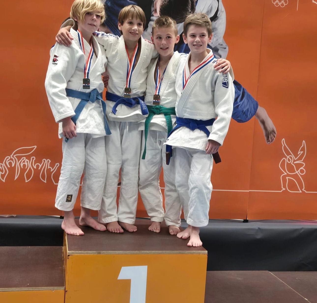 Viann de Groot, kampioen van Nederland -15jr, -34kg