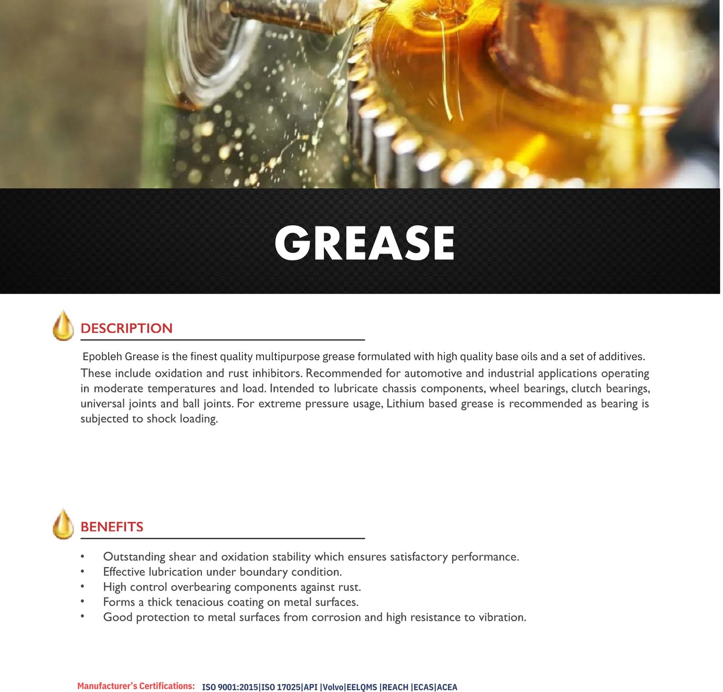 Best grease manufacturer in the UAE