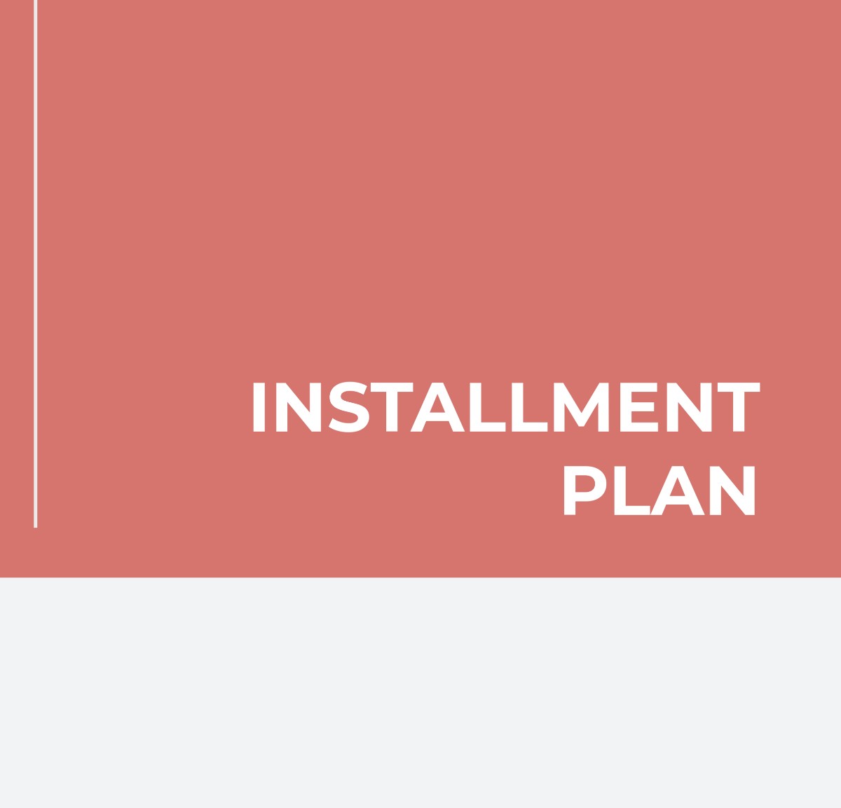 How installment plans work in real estate payments with down payment and monthly installments