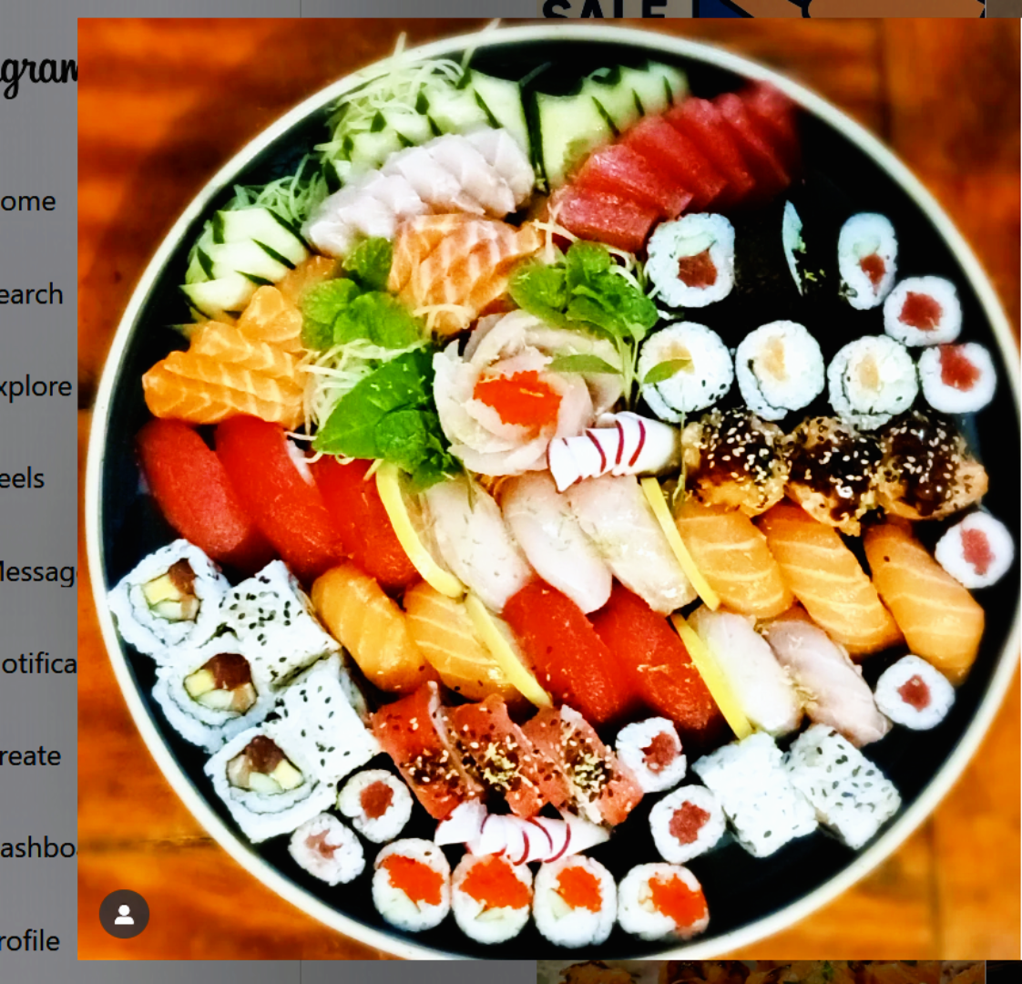 Sushi a domicilio do chef Marinho de Itamambuca