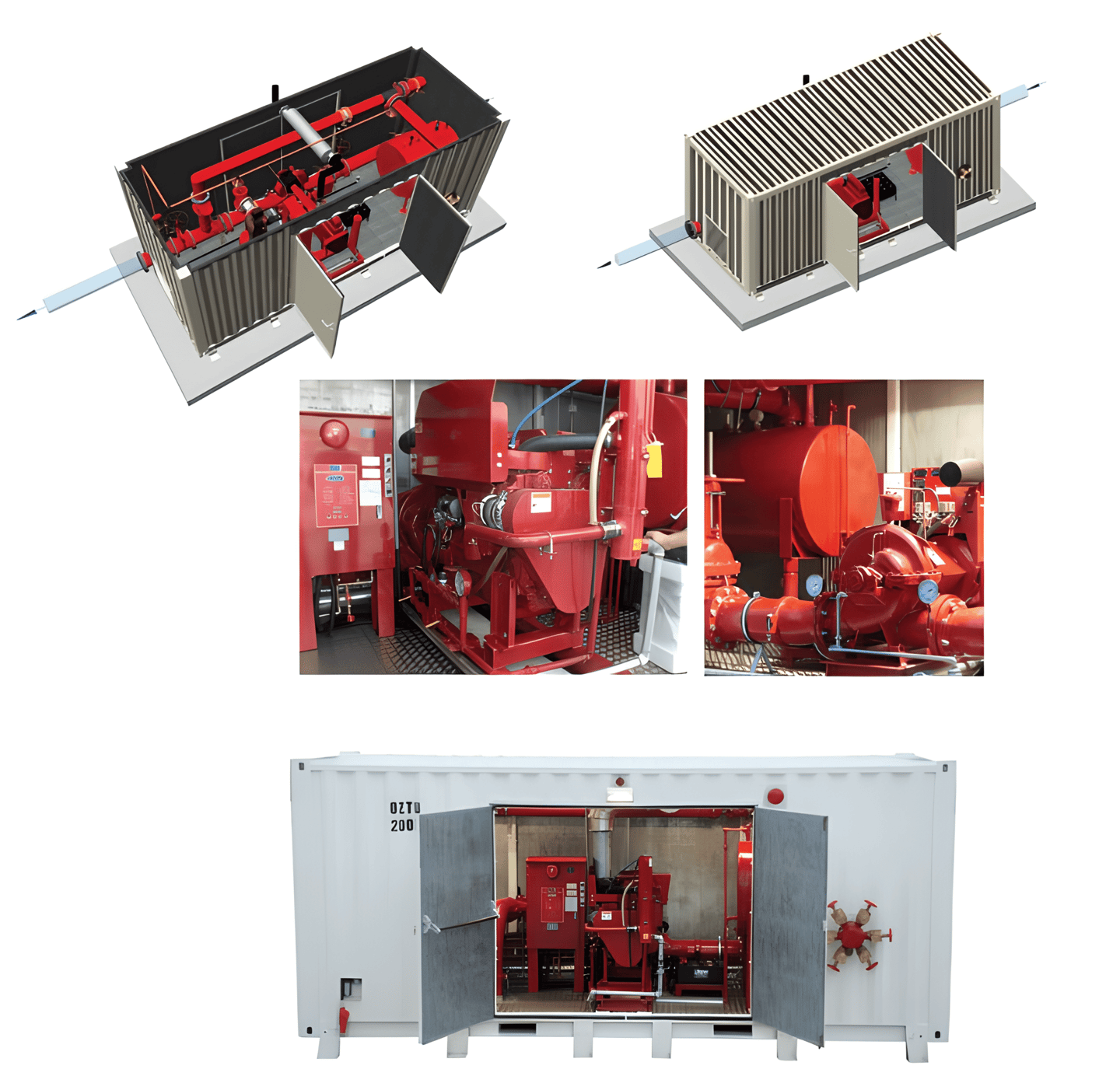 özel imalat tipi yangın istasyonu