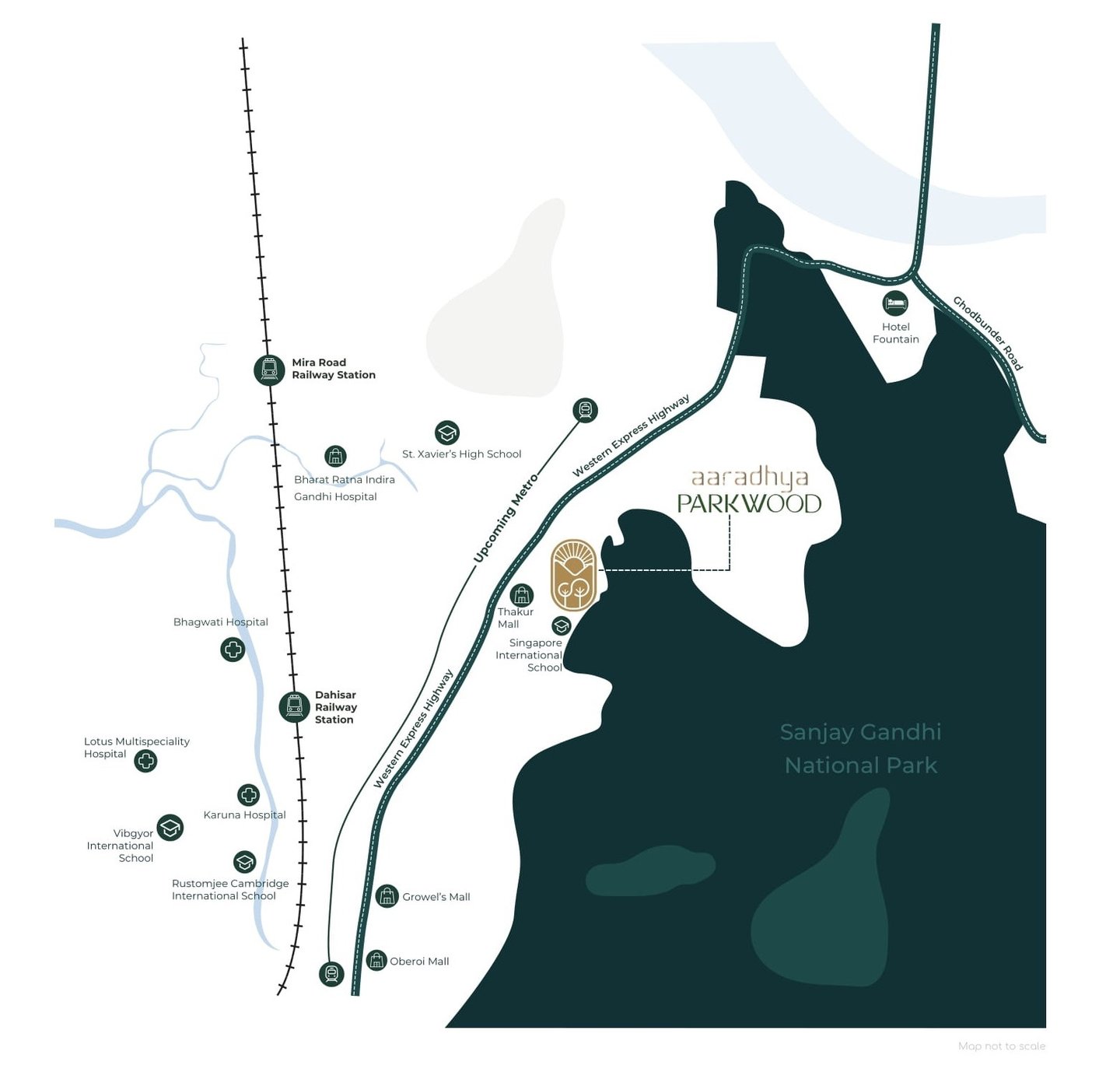 LOCATION MICL AARADHYA PARKWOOD MIRA ROAD EAST, MICL WESTWIND MIRA ROAD EAST