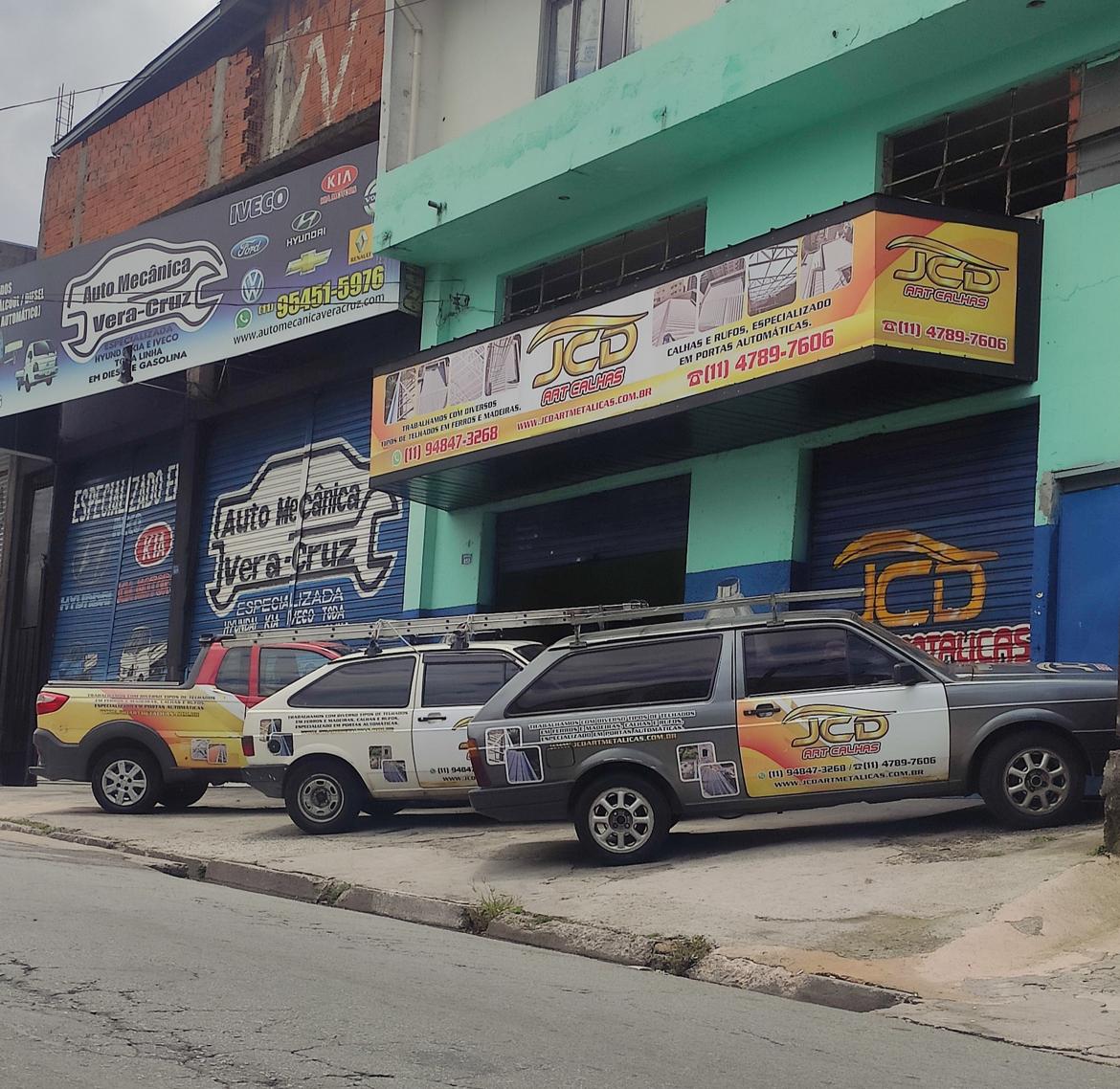 frente da loja jcd art metalicas