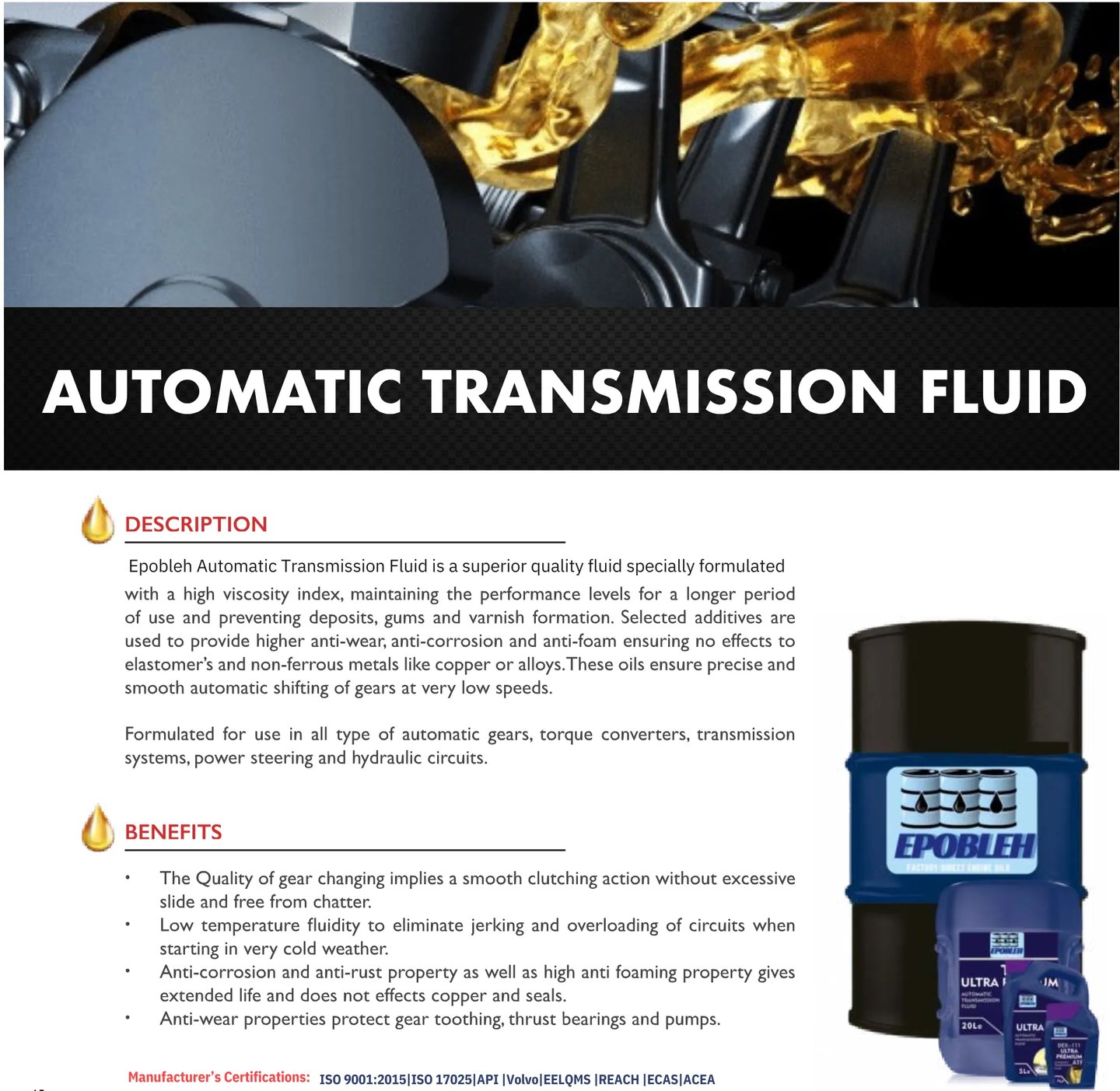 Automatic Transmission Fluid wholesale factory-direct price