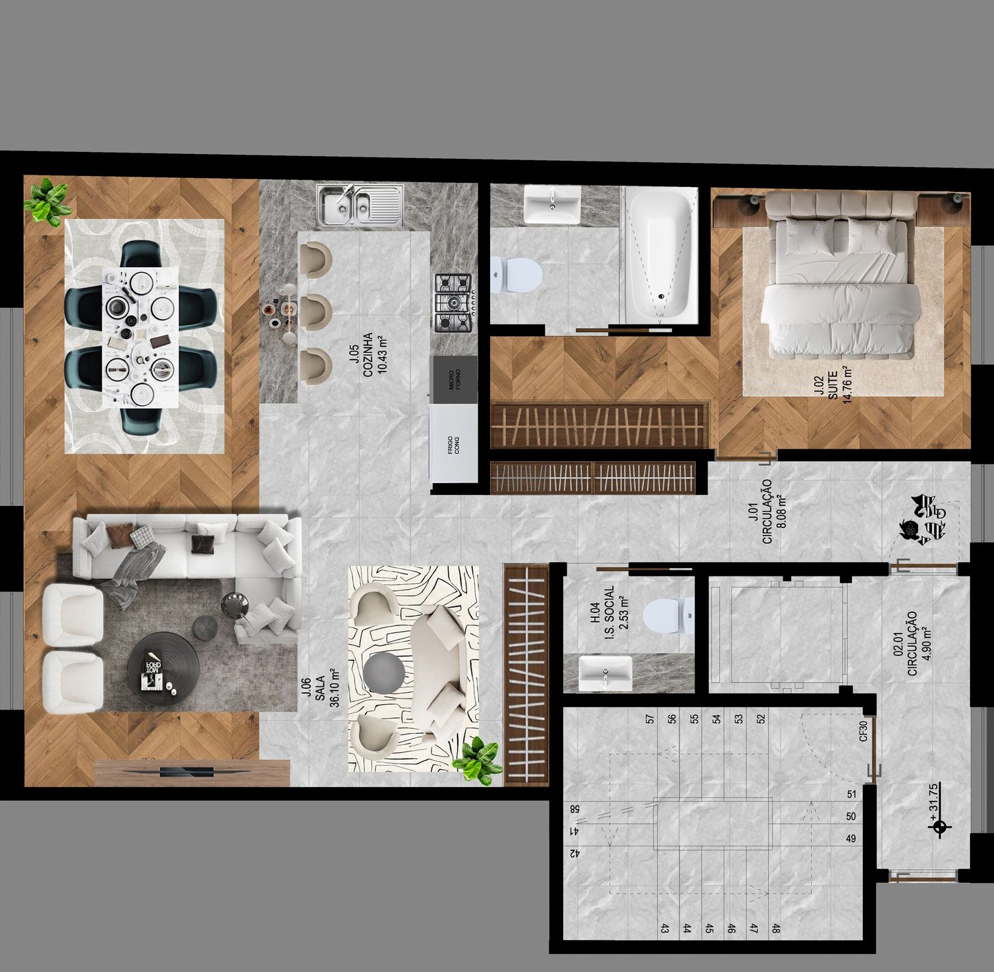interior design and layouts modifications