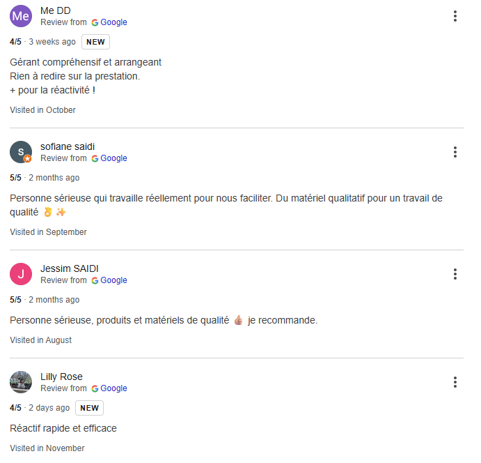 Avis client traitement nuisible 74