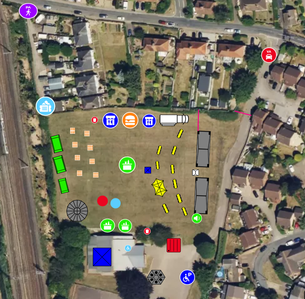 Woolyfest Site Map