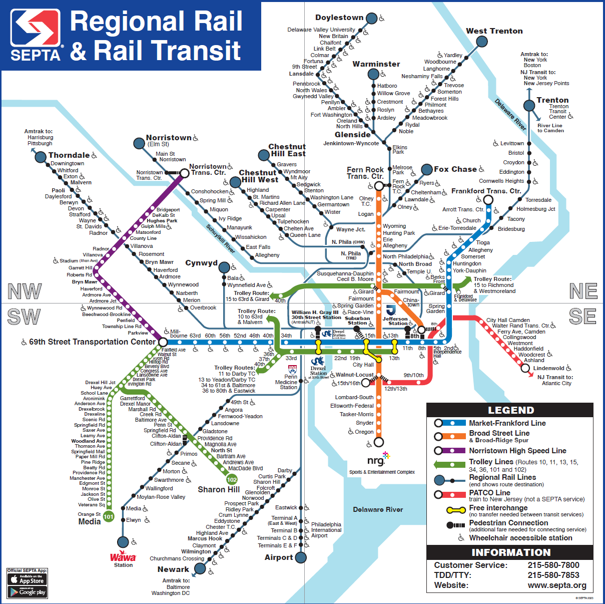 Philly Transit map