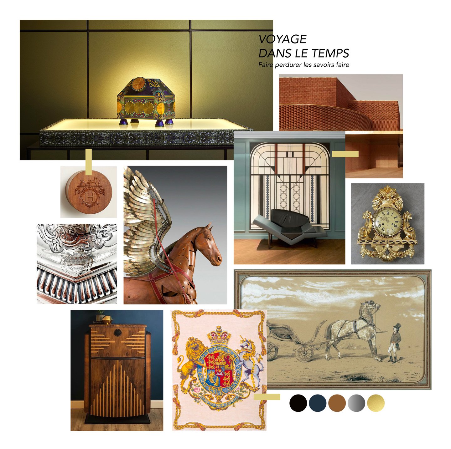 a collage of photos of a collection of items