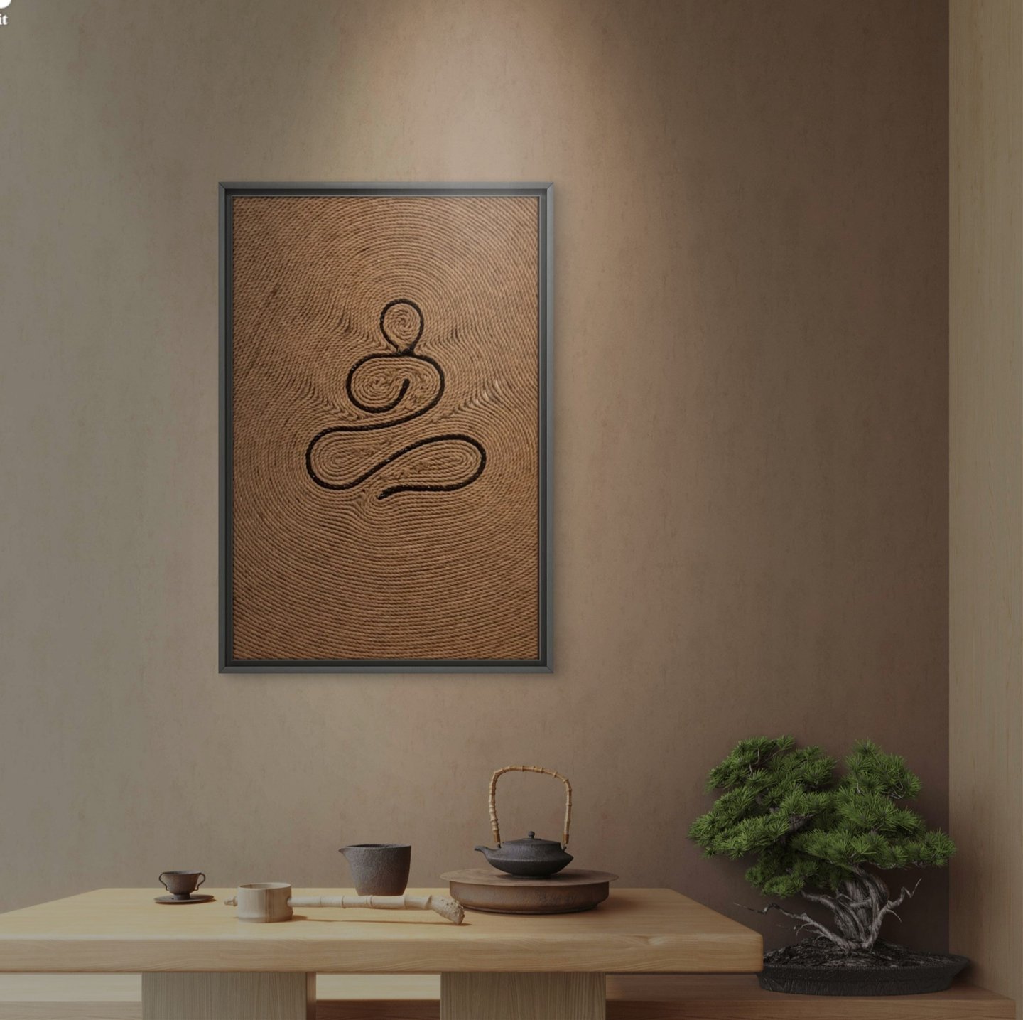 Macrame wall art for meditation corners