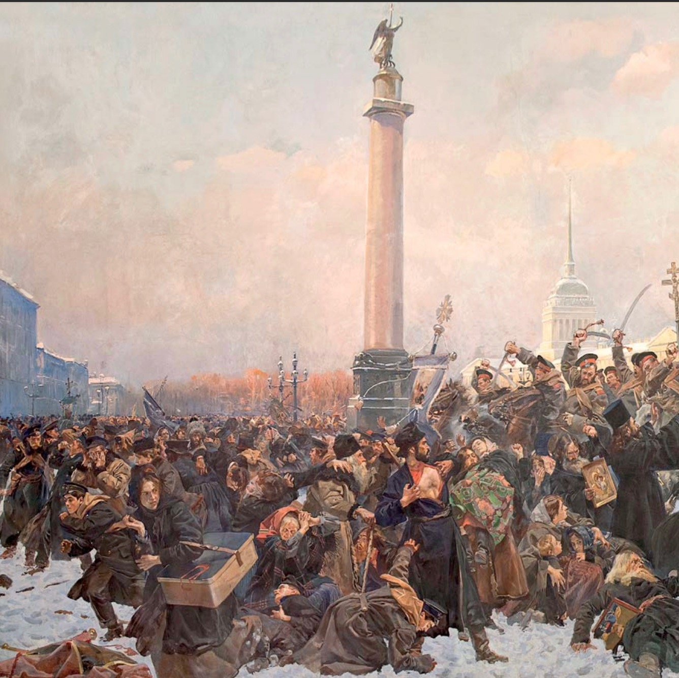 Кривава неділя. Войцех Горацій Коссак.  Музей мистецтв. Кропивницький