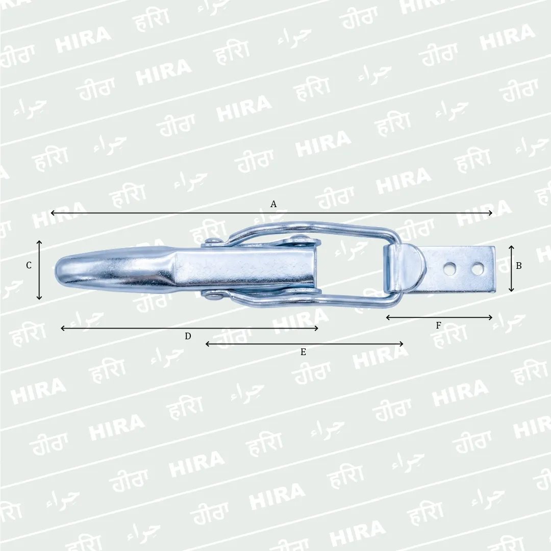 IRA TC90 heavy duty spring loaded toggle latch zinc plated