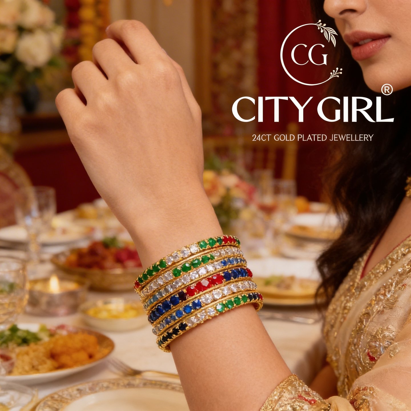 Festive imitation bangles — affordable Indian occasion jewellery online