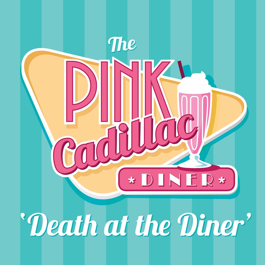 a flyer for a 1920s murder mystery called Death at the Diner