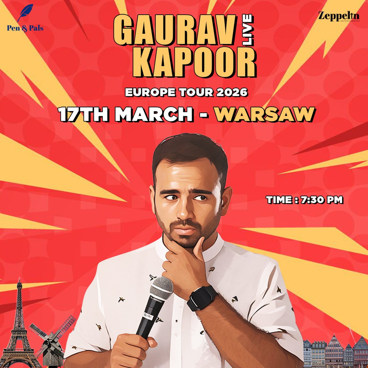 Gaurav kapoor live in Warsaw March 2026