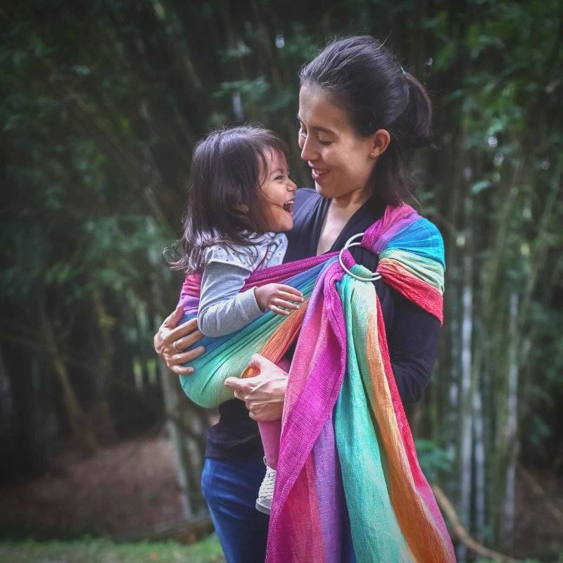 Bandolera | Rebozo con anillas Xalapa