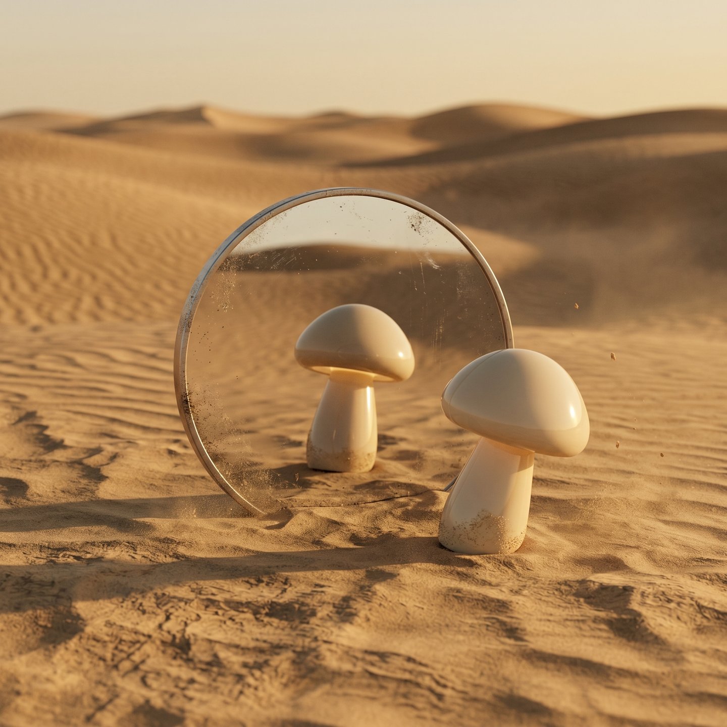 Luxury table lamp with sculptural mushroom design by Aur Living Modern home décor lighting – Caprina