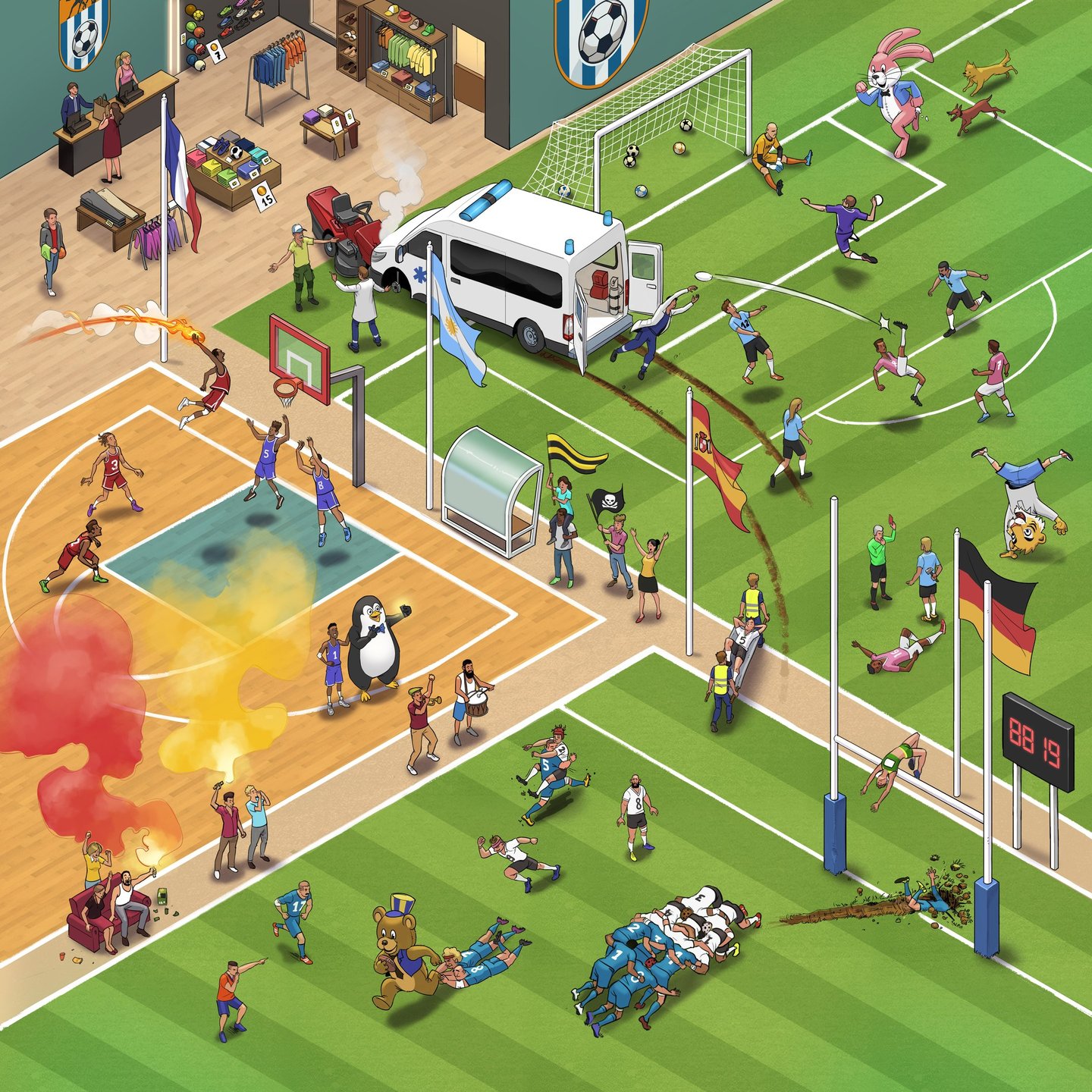 wheriz jeu observation XXL événement sport