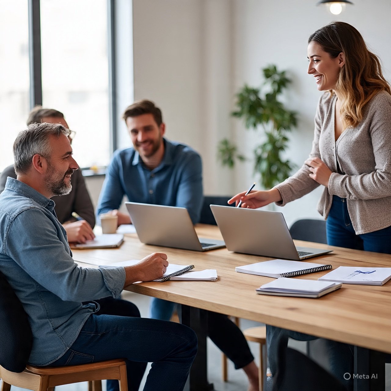 ara digital marketing agency team with client in hyderabad