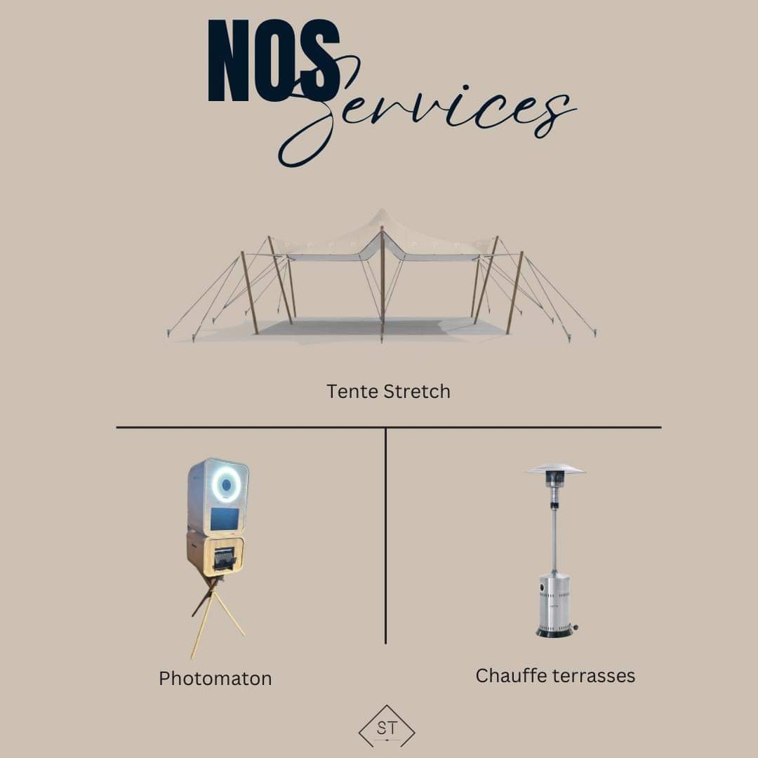 Chauffe terrasse à louer pour les évents