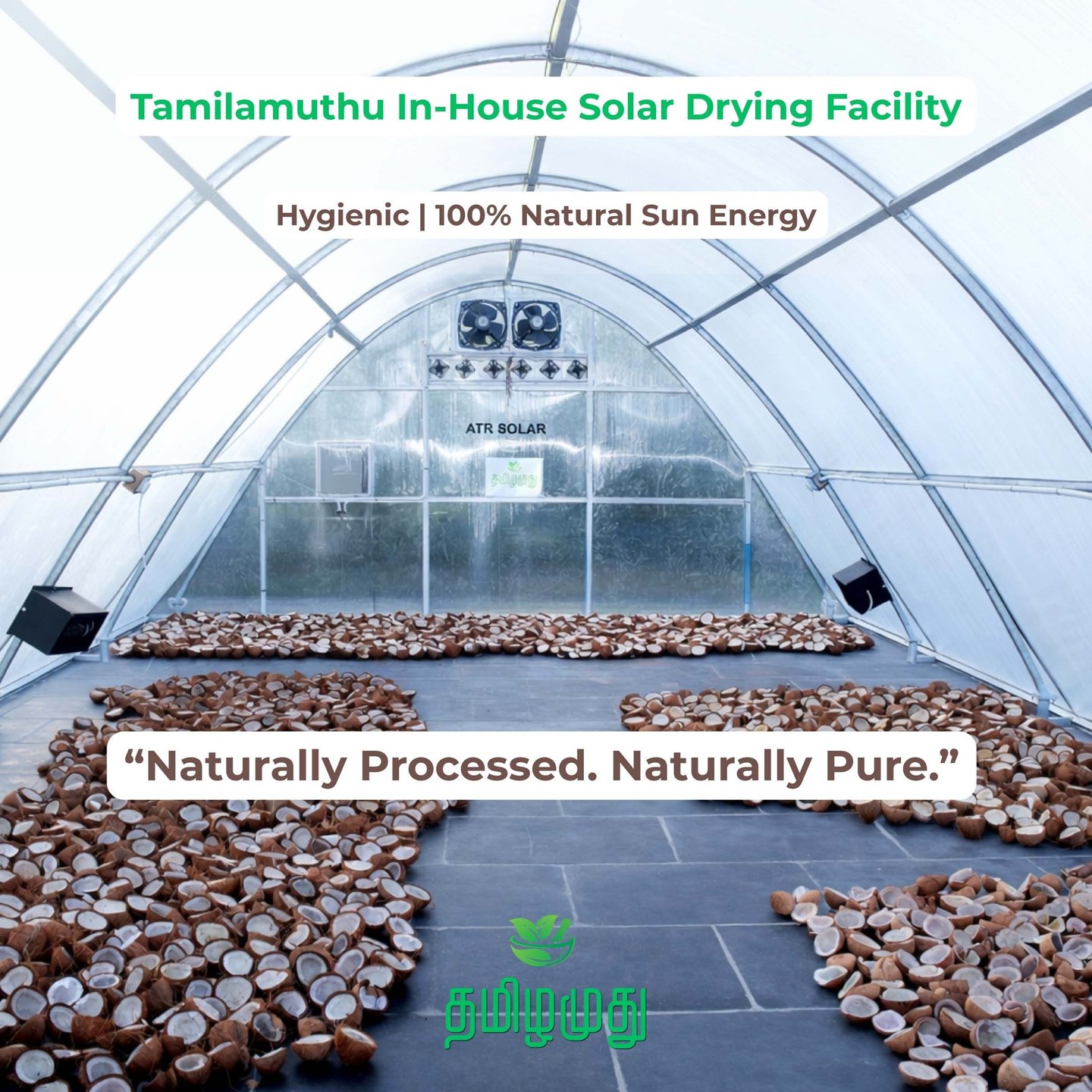 Tamilamuthu Pollachi Coconut Oil making process