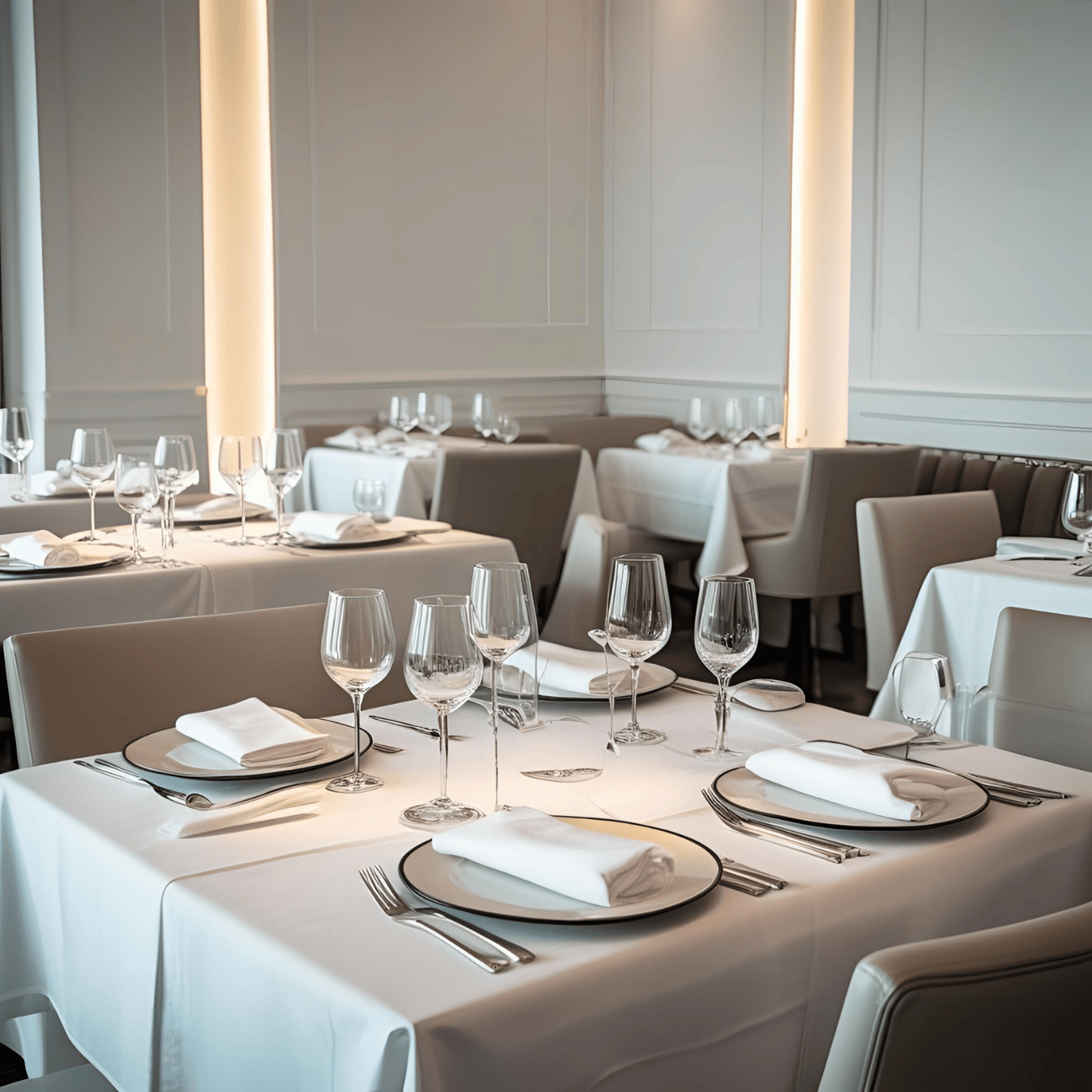 Restaurante limpio y organizado