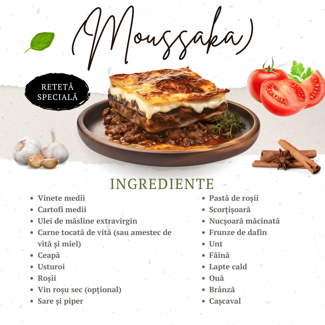Musaca Grecească - Rețetă Tradițională 