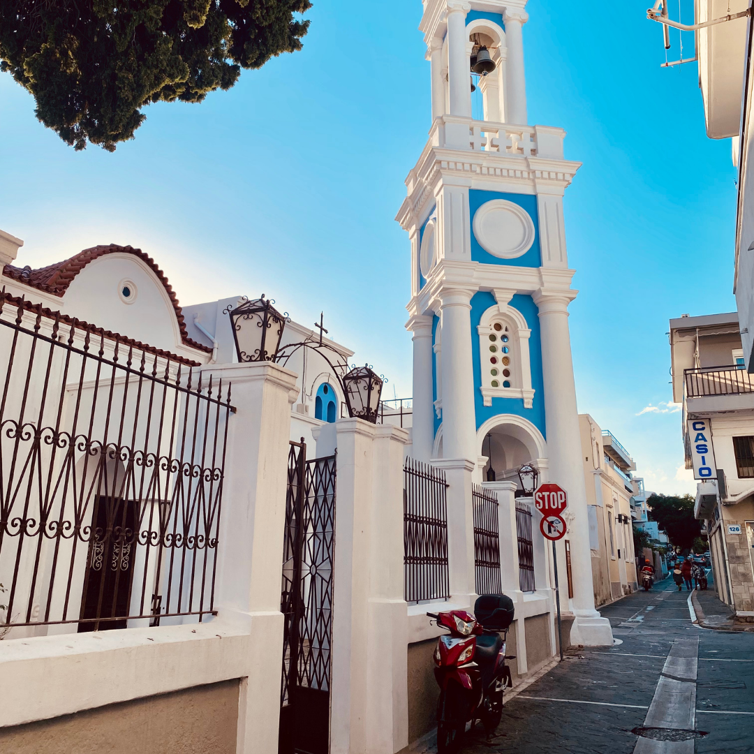 a clock tower with a clock on it