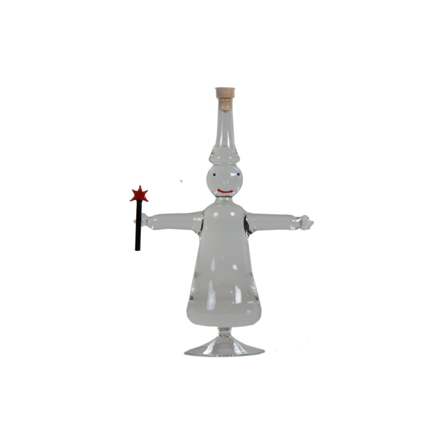 Bouteille en forme de fée transparente - 35cl de l'absintherie Guilloud