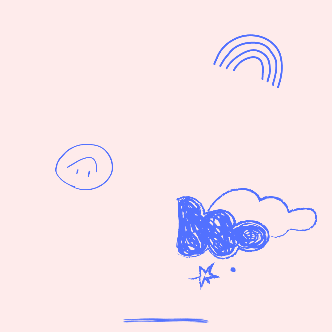 Dessin bleu d'une tête à l'envers qui sourie pour illustrer l'encart : Vos derniers avis !