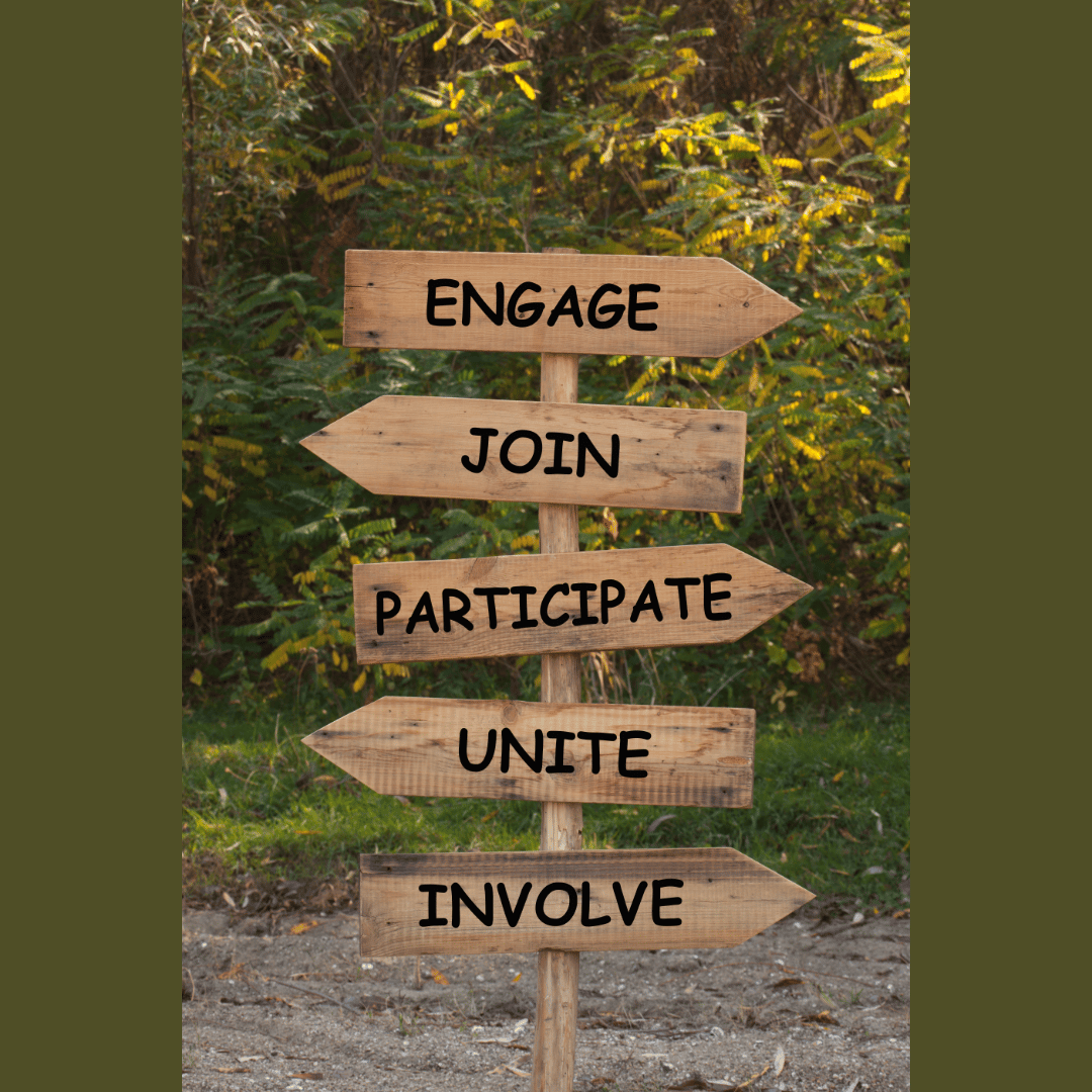 Community Involvement Signs