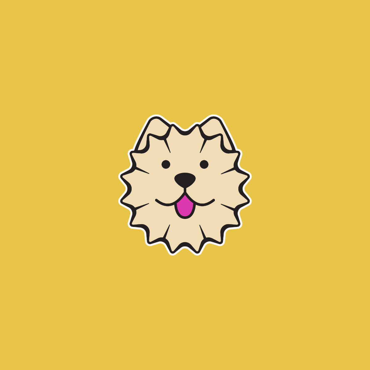 KAS ART UK Logomark on bright yellow background
