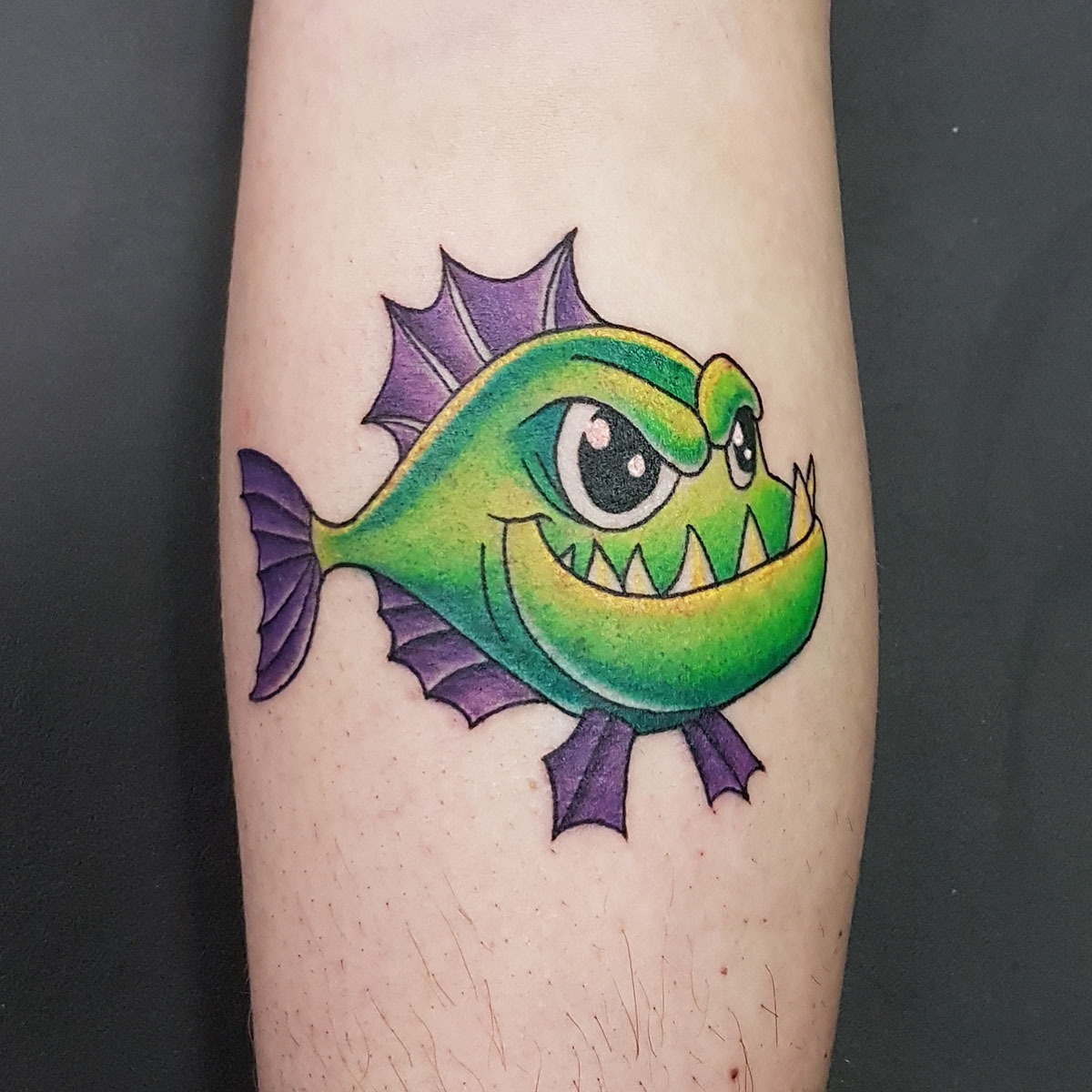 Style tatouage New School motifs colorés originaux - tatoueur Genve