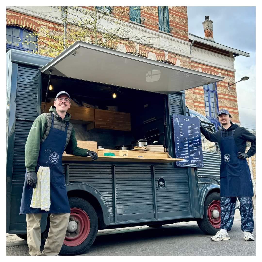 Le foodtruck Roule Galette sur son emplacement habituel