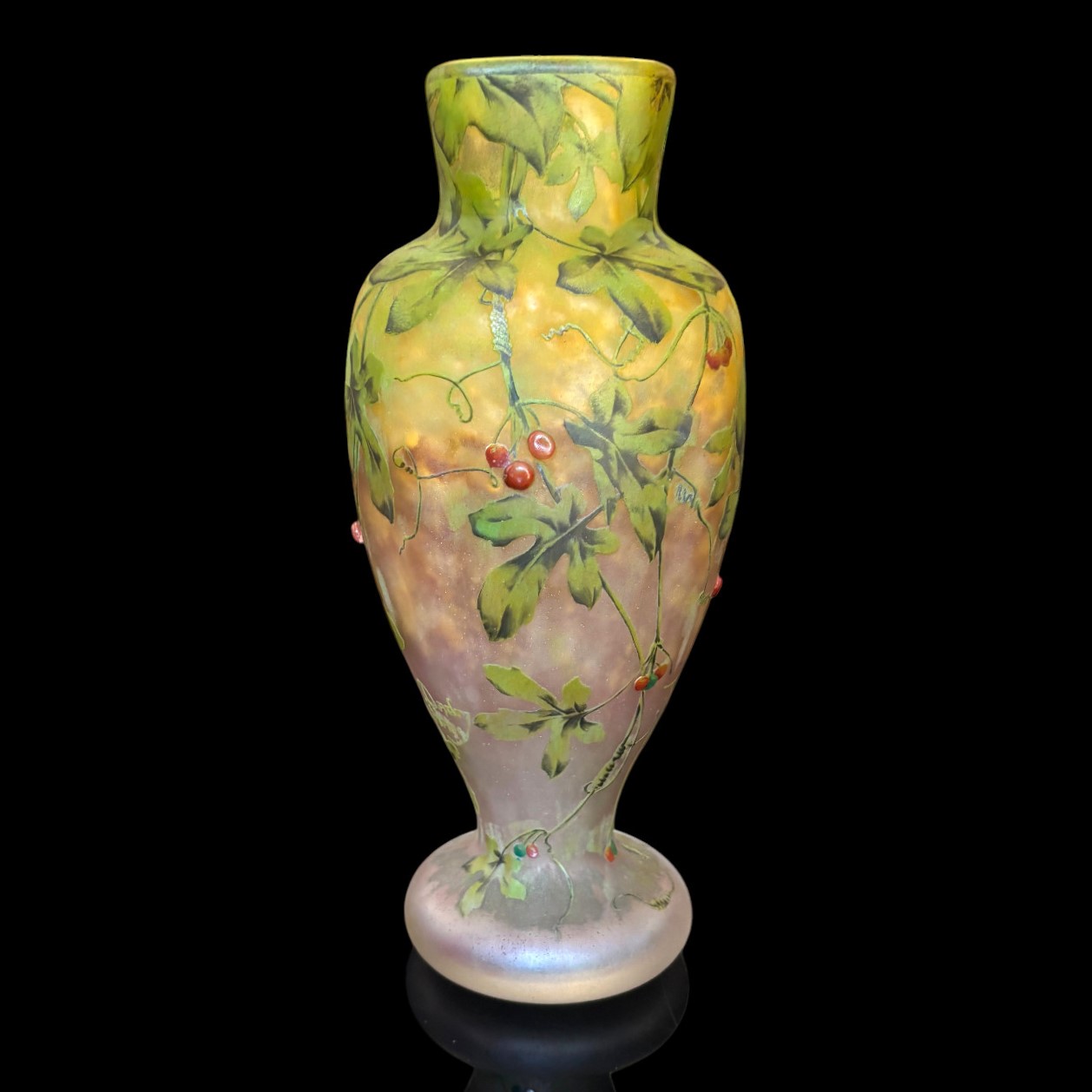Vase Daum Bryonia