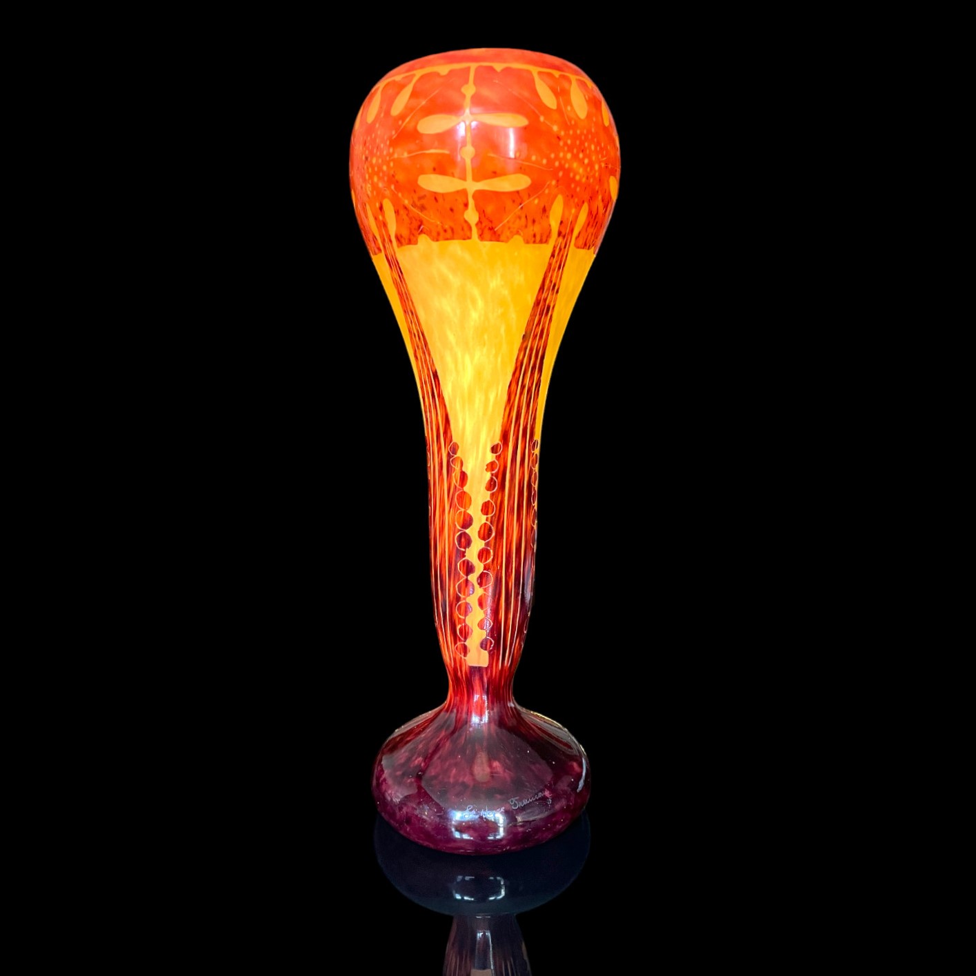 Vase Amarantes Le verre Français