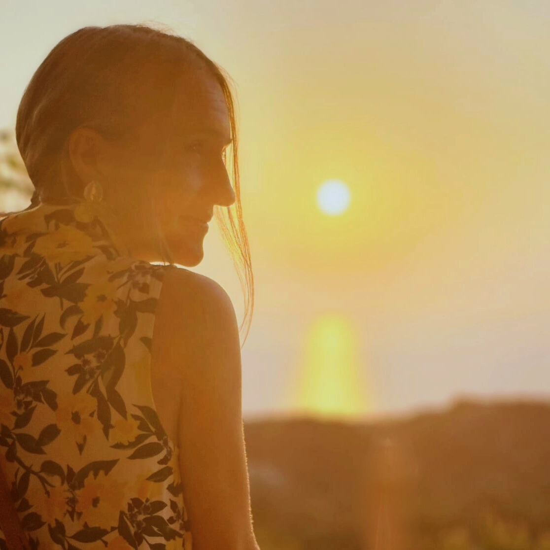 Charlotte Rowan, performing in Lefkada, Greece