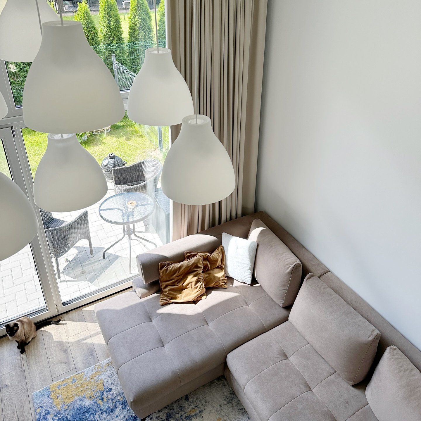 didelio aukščio užuolaidos