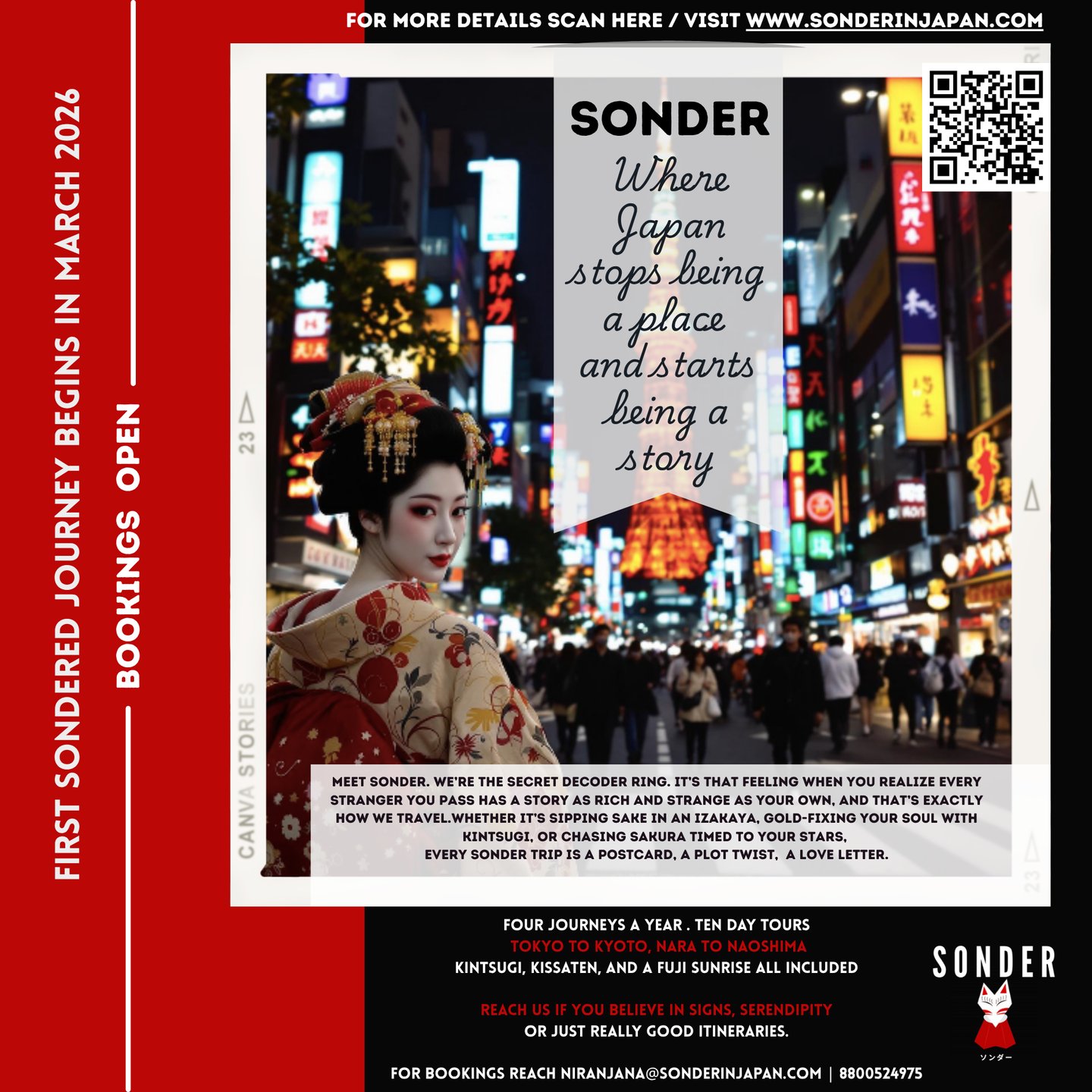 Travel to Sonder Japan 
