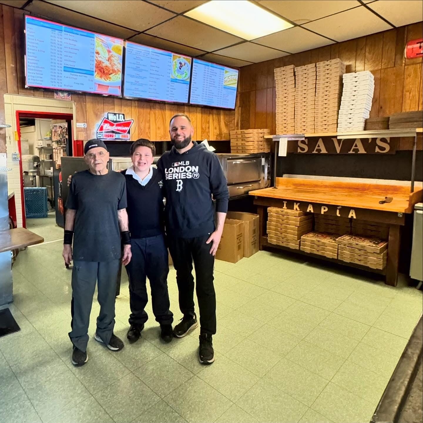 3 generations of ownership at Savas Pizza in Somerset MA